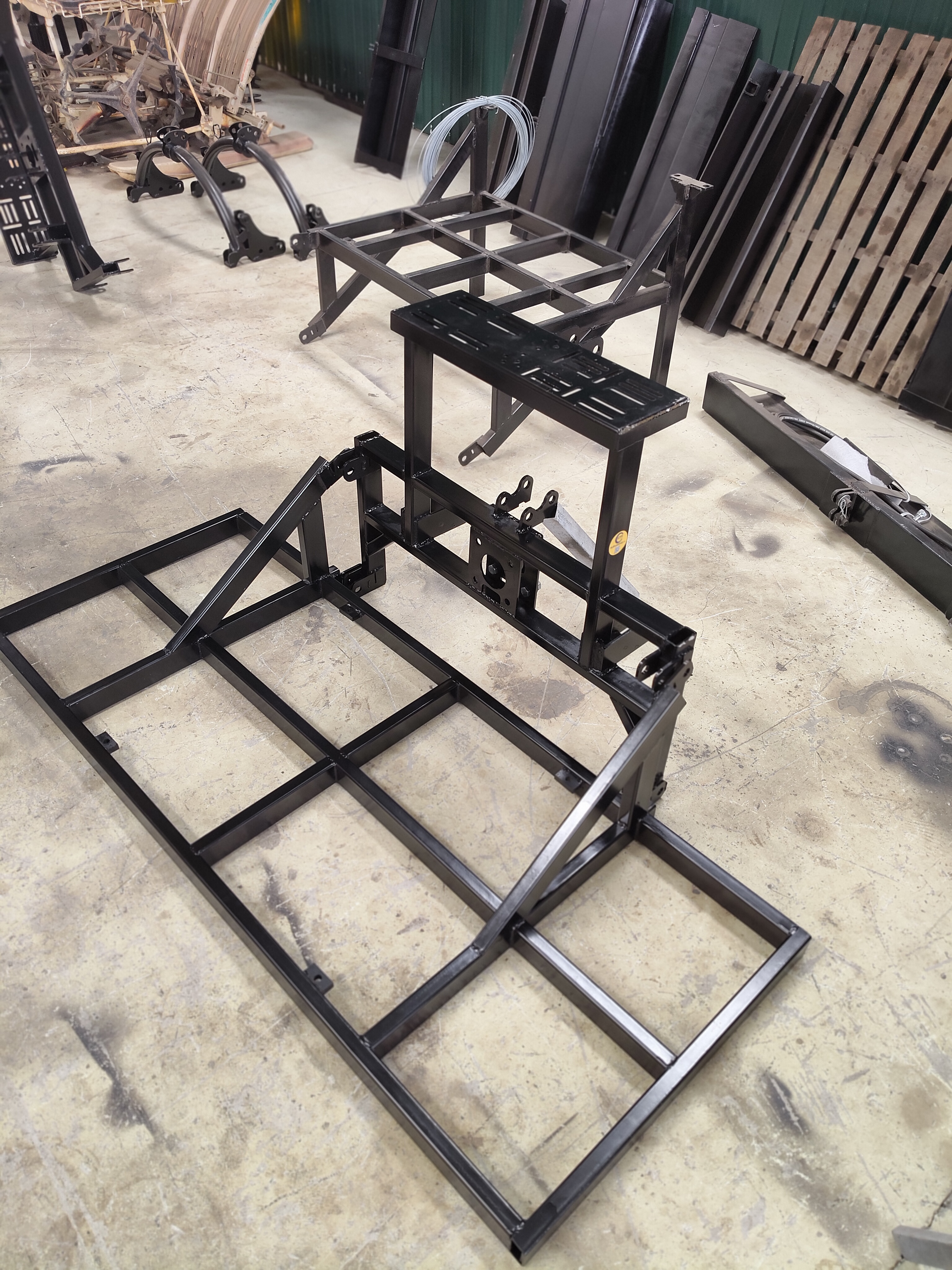 Sàn đứng phụ cơi nới rộng 1.8m có móc lật